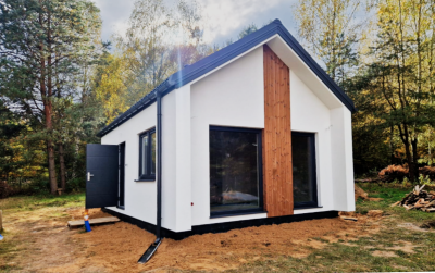 Kompaktowy dom KOS parter w Skarżysku-Kamiennej – realizacja projektu autorskiego