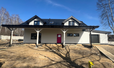 Dom prefabrykowany w Skarżysku-Kamiennej – kompleksowa realizacja dużego, nowoczesnego domu z garażem