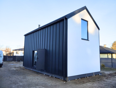 Nowoczesna stodoła KOS poddasze