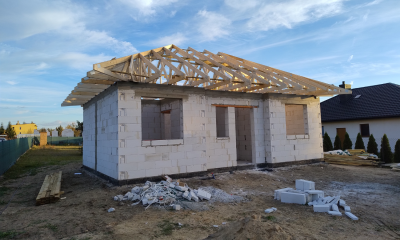 Wiązary dachowe na dach kopertowy - Solec nad Wisłą