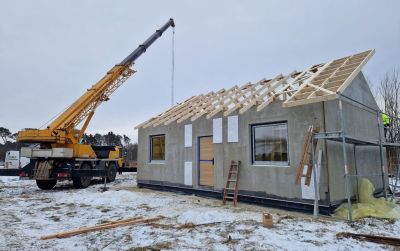 dom prefabrykowany z drewna Sołtyków Radom mazowsze