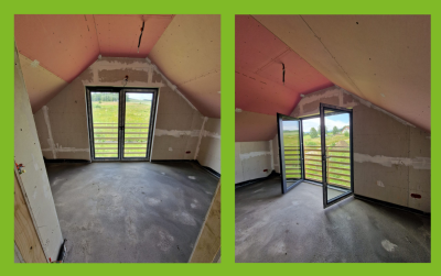 Dom prefabrykowany KAWKA w Ciechanowicach – kompaktowy i funkcjonalny dom z poddaszem użytkowym